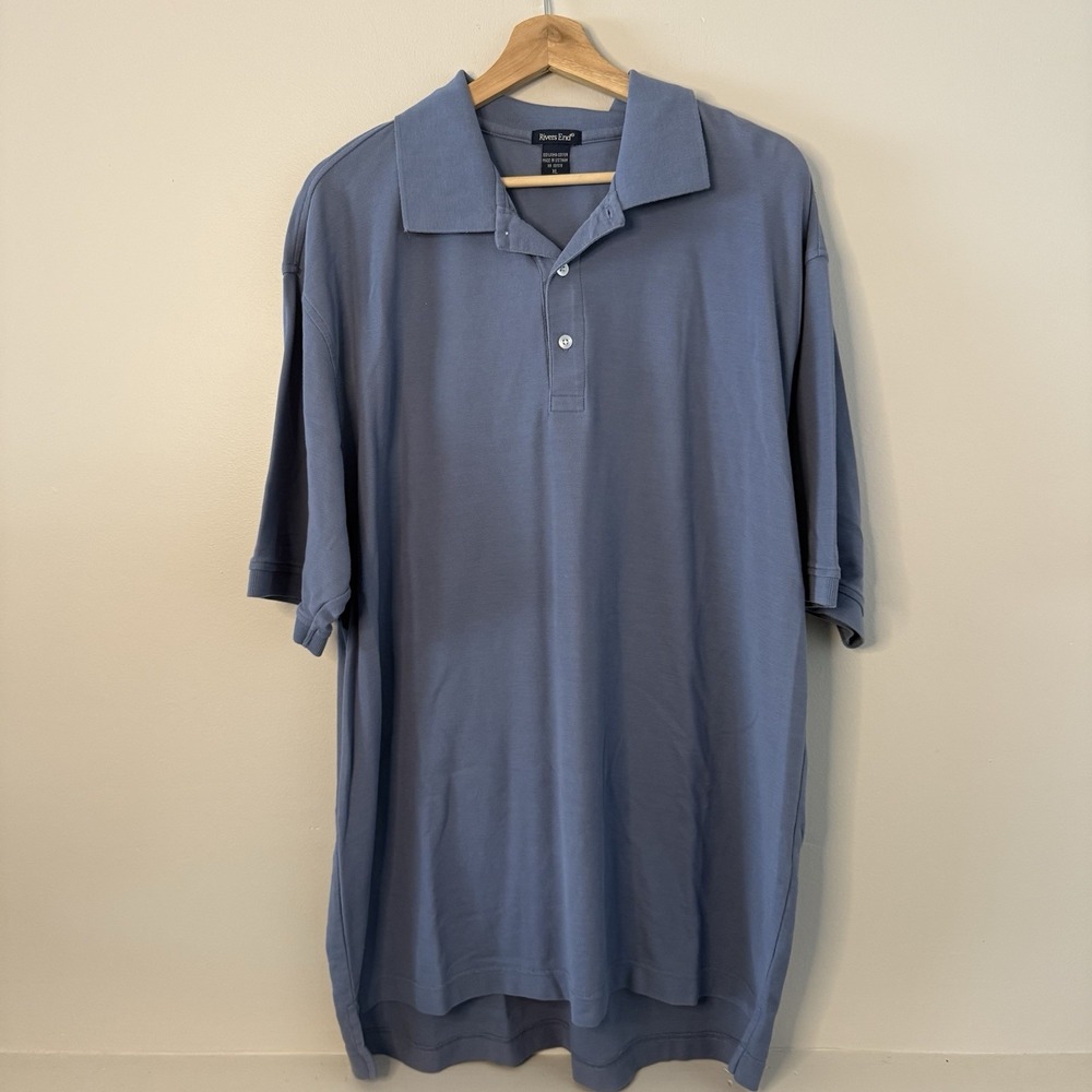 River's‎ End Polo Shirt XL Navy Moisture Wicking Golf Athleisure